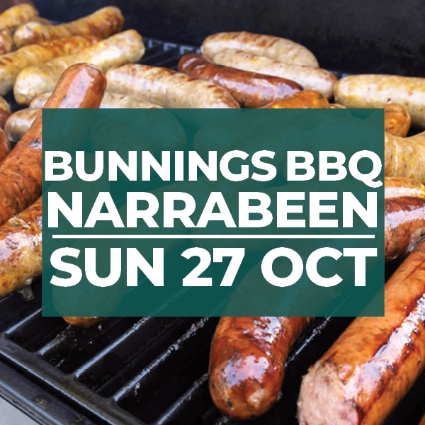 Bunnings BBQ – 27 October – Volunteers Needed